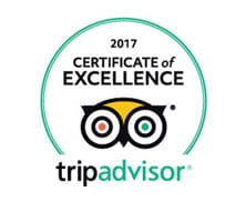 TripAdvisor Certificate for chauffeur service in Dublin